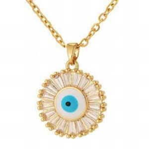 Radiant Guard necklace 18K GOLD PLATED STAINLESS STEEL